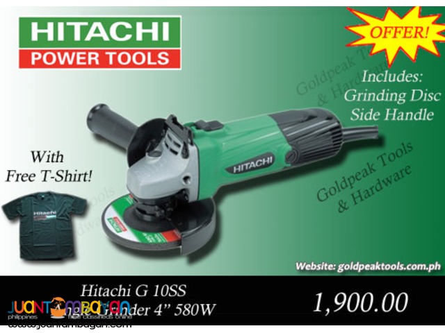 Hitachi G10SS Angle Grinder 4