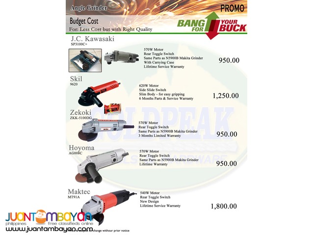 Hitachi G10SS Angle Grinder 4