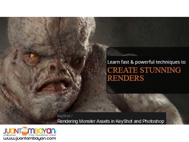 Rendering Monster Assets in KeyShot and Photoshop