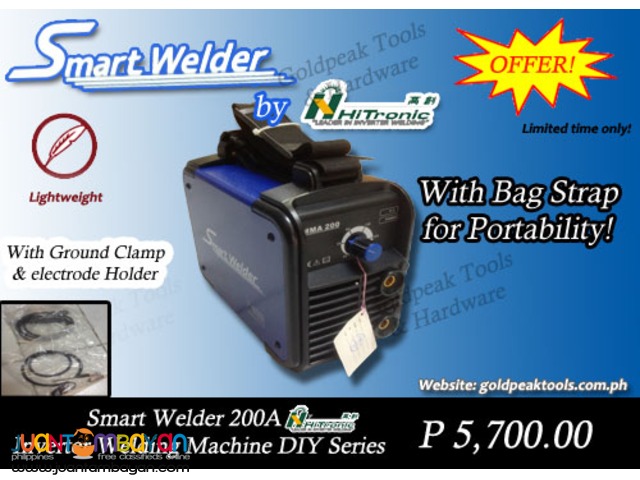 Smartwelder DC Inverter Portable Welding Machine 200A