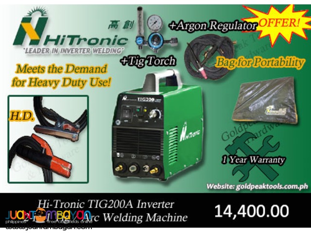 Hitronic ARC200T DC Inverter Welding Machine 200A