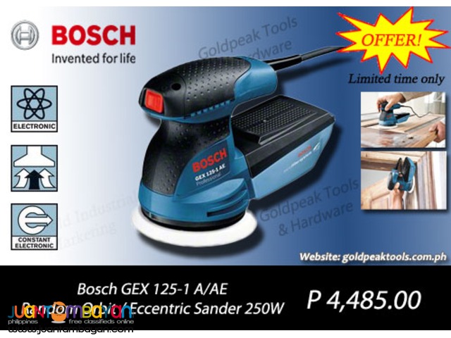 Bosch GEX 125-1 A/AE Random Orbit Sander