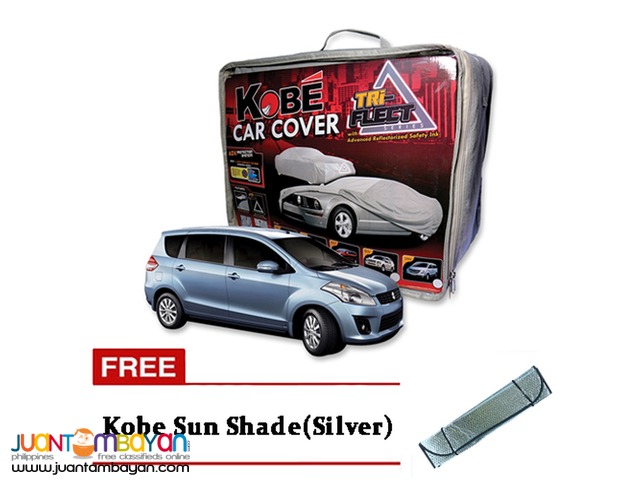 Kobe Car Cover for AUV with Free Sun Shade Silver Kobe Car Cover for AUV with Free Sun Shade Silver