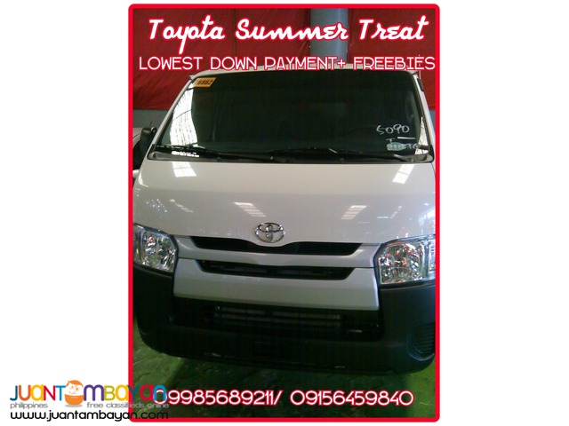 Toyota Cubao 2016 Hi Ace Commuter Lowest DP- Urvan Starex Toyota Cubao 2016 Hi Ace Commuter Lowest DP- Urvan Starex