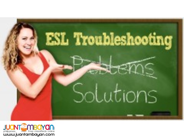 ESL Troubleshooting: Selected Topics in English Skills