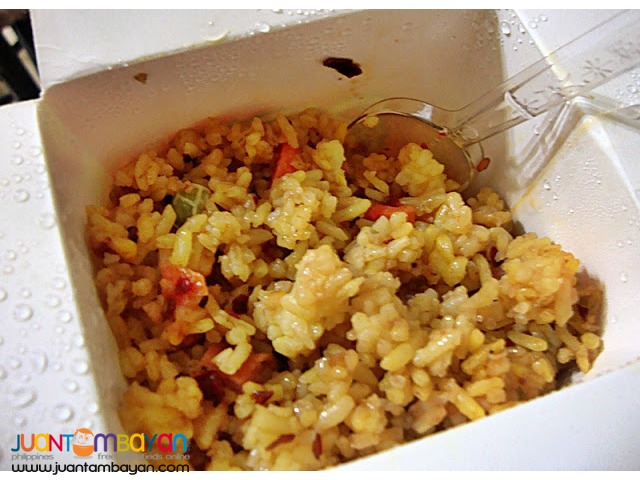 Rice toppings, rice box, buko juice buko shake, lugaw