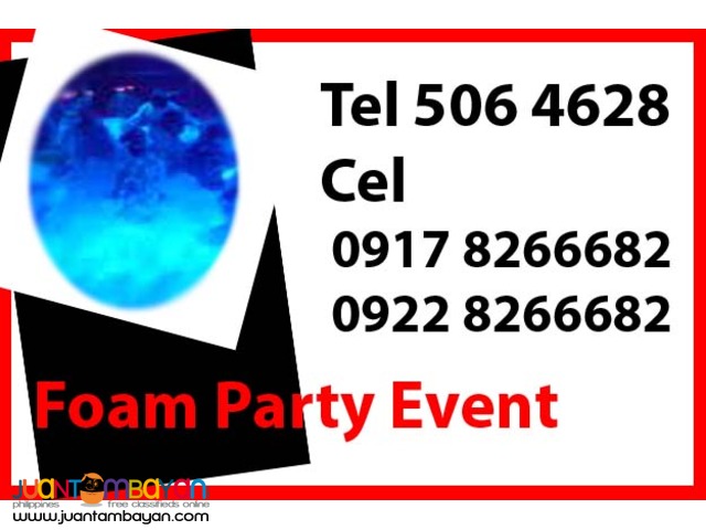 Foam Machine Party Rental Hire Manila Philippines