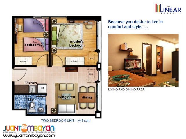 The Linear Rent to Own RFO Condo in Makati