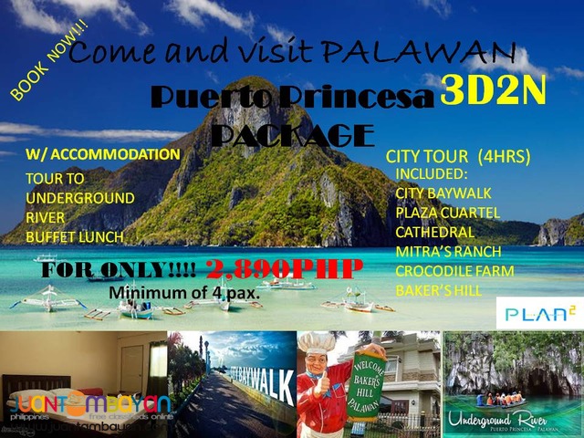 PALAWAN 3D2N PLAN2 TOUR BUDGET PROMO PACKAGE AS LOW AS 2,890!! PALAWAN 3D2N PLAN2 TOUR BUDGET PROMO PACKAGE AS LOW AS 2,890!!