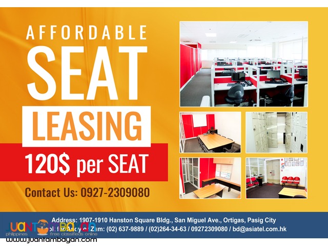 Call Center Seat Lease/Leasing in Ortigas Pasig City Call Center Seat Lease/Leasing in Ortigas Pasig City