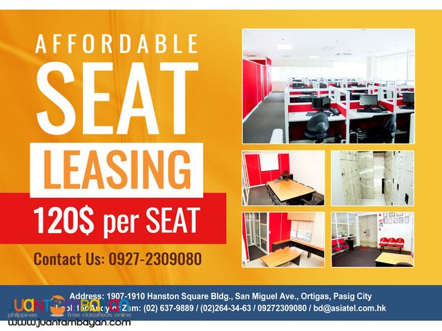 Call Center Seat Lease/Leasing in Ortigas Pasig City