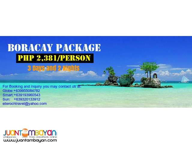 Boracay Budget Package Php 2381 ONLY! Boracay Budget Package Php 2381 ONLY!