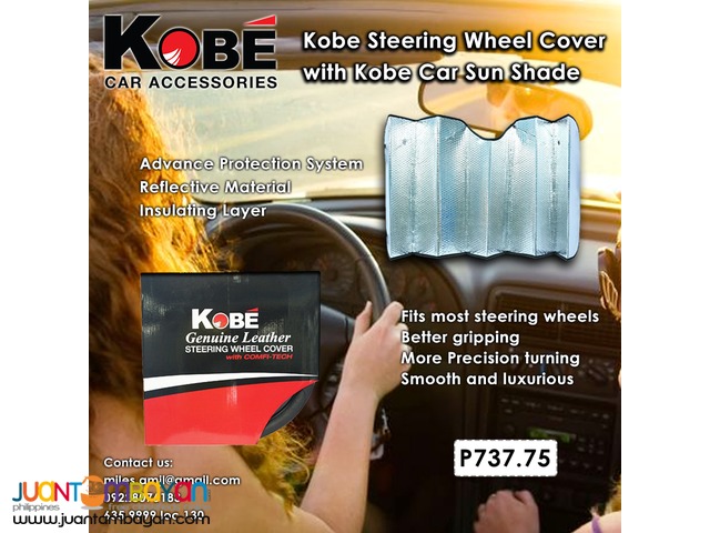 Steering Wheel Cover and Sunshade Steering Wheel Cover and Sunshade