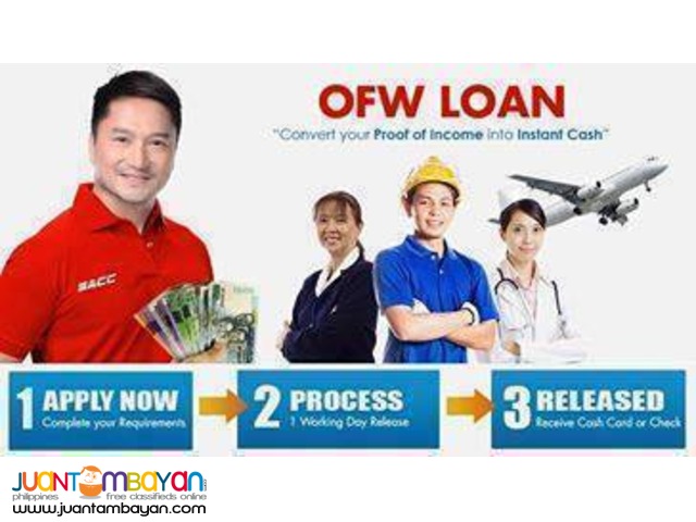 seaman loan and ofw loan 1day process