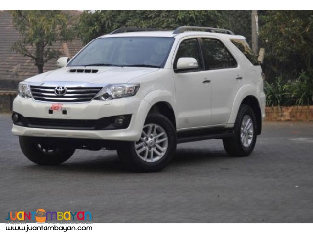 rent a car, fortuner