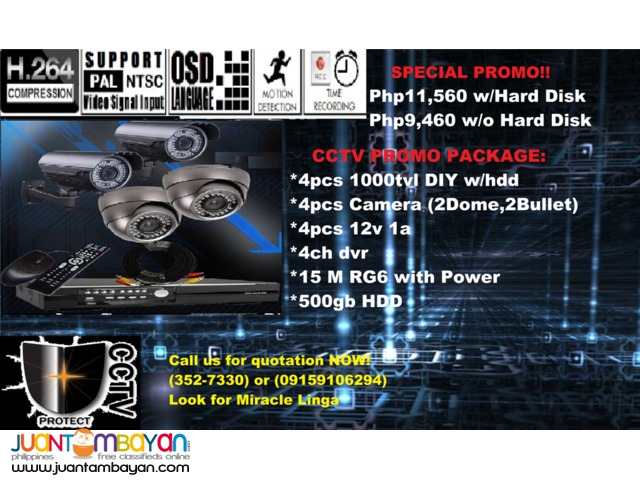 CCTV Package (Dome&Bullet) CCTV Package (Dome&Bullet)