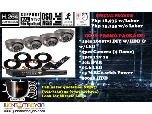 CCTV Package (4Dome)