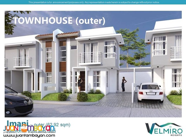 FOR SALE IMANI MODEL UNIT - CORNER LOT FOR SALE IMANI MODEL UNIT - CORNER LOT