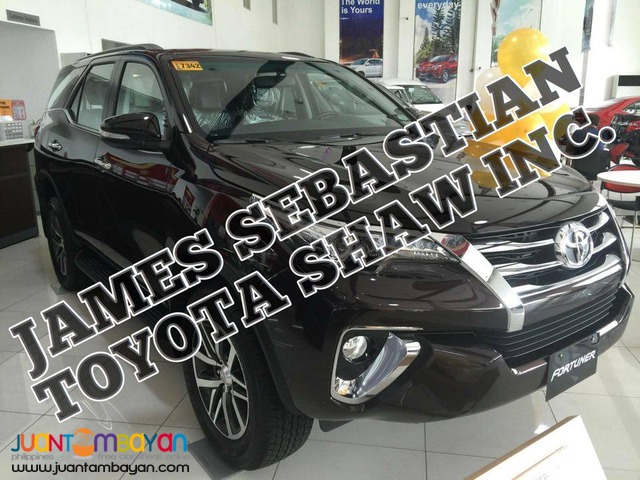 TOYOTA BIG SALE 499k DP - 2016 ALL NEW Toyota Fortuner 4x4 V Diesel AT