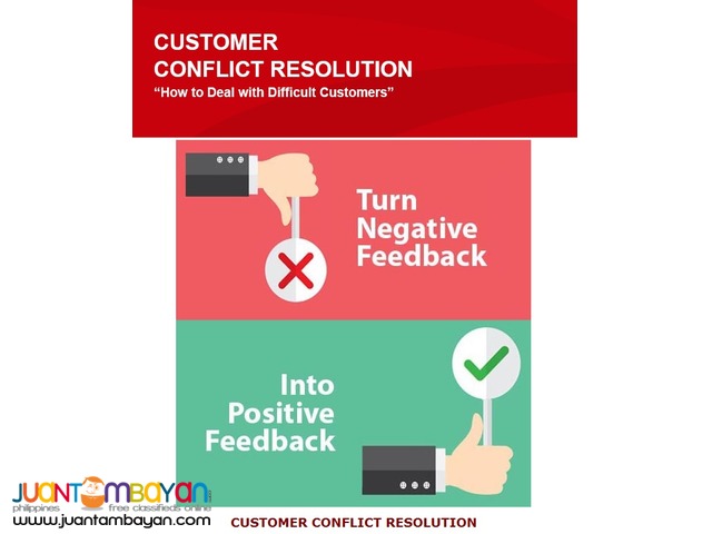 Customer Conflict Resolution Seminar in Pasig City