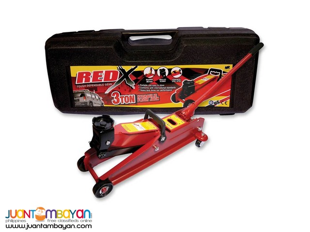 Red X Hydraulic Floor Jack 3 Tons Red X Hydraulic Floor Jack 3 Tons