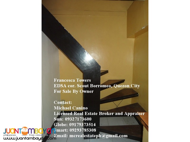 Francesca Towers 2 BR Condo along EDSA near GMA and ABS-CBN For Sale b
