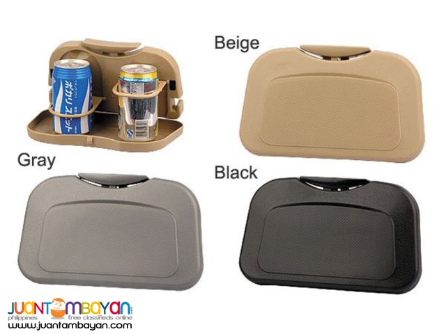 Car Auto Foldable Food Tray Rear Seat Drink Cup Holder