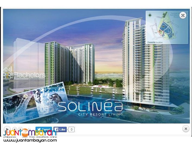 Solinea @ Cebu Business Park, Cebu City 2 Bedroom Unit (Tower 1-3