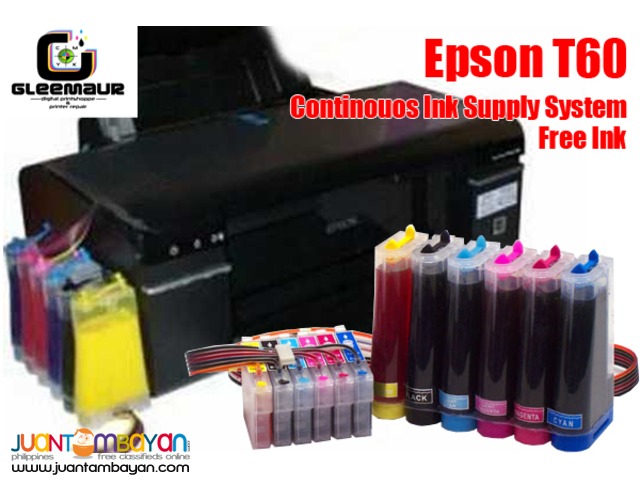 Epson T60 Conversion to Continouos Ink Supply System (CISS)