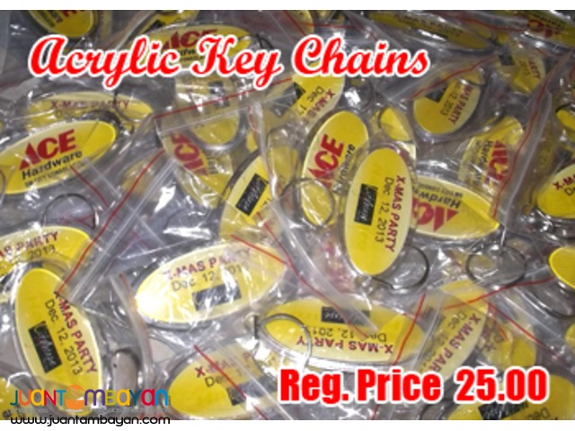 Acrylic Key Chains Printing