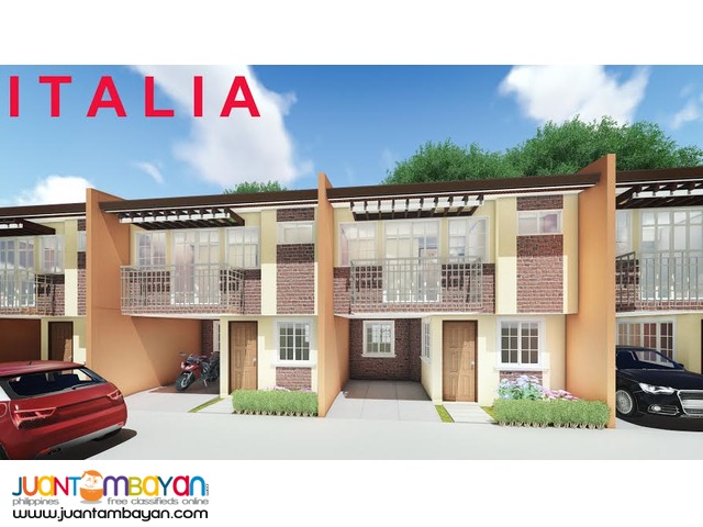 Townhouse for as low as P18,015 mo amort in Talisay