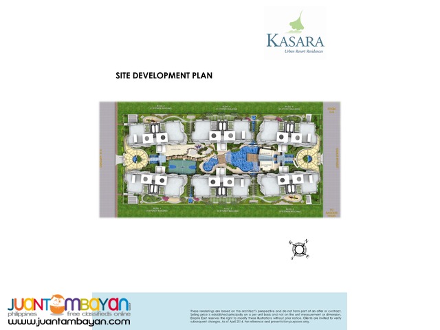 KASARA Urban Resort Residences Pasig = 2.32 M up/unit