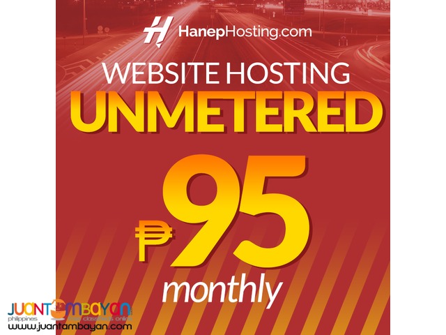 Web Hosting Philippines ₱95 Unmetered Storage, Domains & Apps