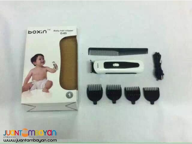 Boxin Rechargeable Electric Baby Safe Hair Clipper Razor Shaver