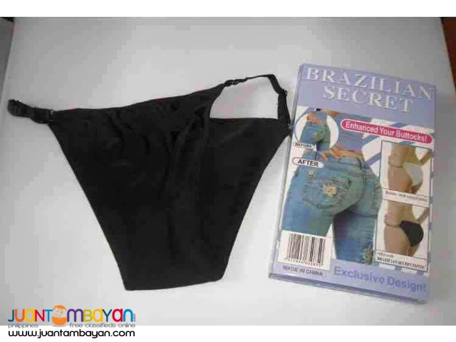 Brazilian Secret Padded Panties Lingerie Enhance Buttock