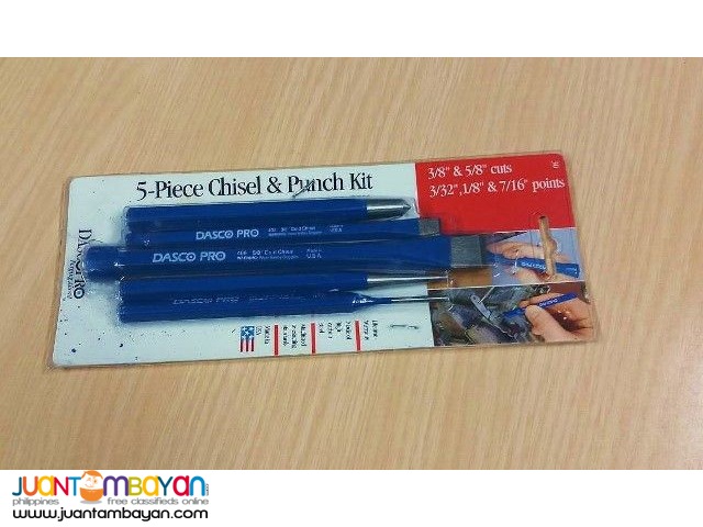 Dasco #30 5-piece Punch and Chisel Kit