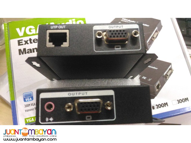 VGA Extender up to 300M Via Single Lan / UTP Cable
