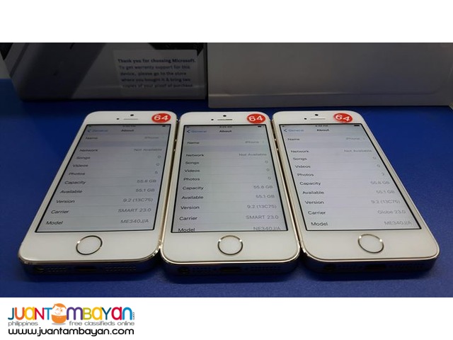 Apple iPhone 5s Gold 64gb Factory unlock