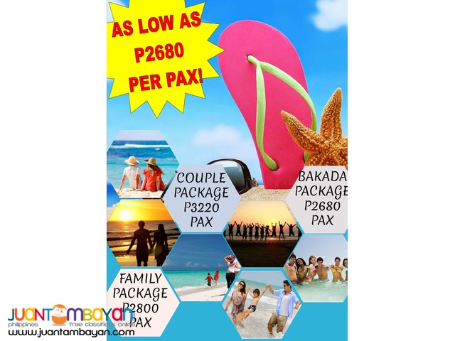 DOS PALMAS BUDGET TOUR PACKAGE!!! DOS PALMAS BUDGET TOUR PACKAGE!!!