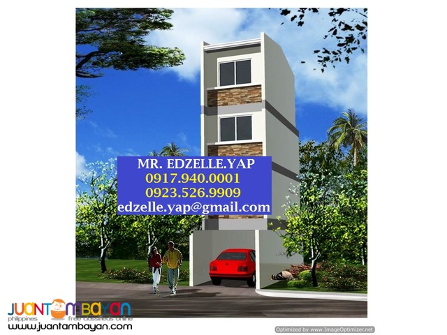 4 Storey Townhouse for Sale . Bago Bantay, Quezon City