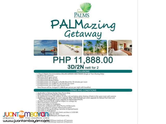 PALMazing Getaway (South Palms Resort Panglao)