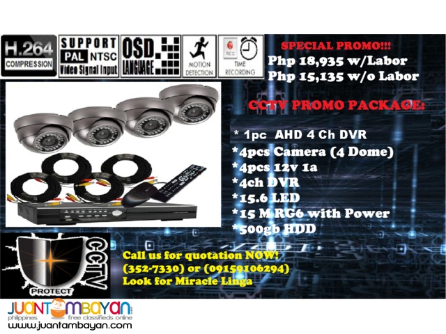 CCTV Package (4Dome)