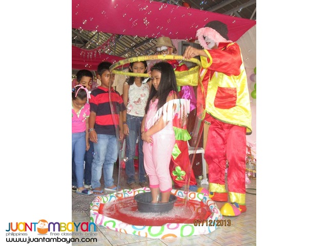 Party hosts, Magicians, Bubble shows, Face paintings and Mascots