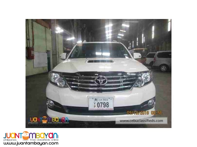 Toyota Fortuner for Rent