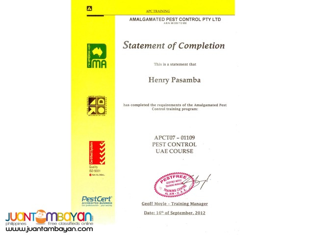 Termite anay Eradication and Pest control