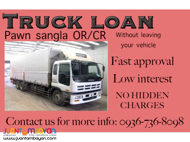 truck loan and 2nd hand truck financing  fast approval and release