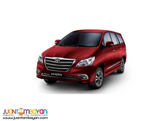 RENT A CAR TOYOTA INNOVA RED