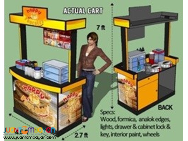 Mall Quality Foodcart, Food Kiosk, Commerical Stall Maker