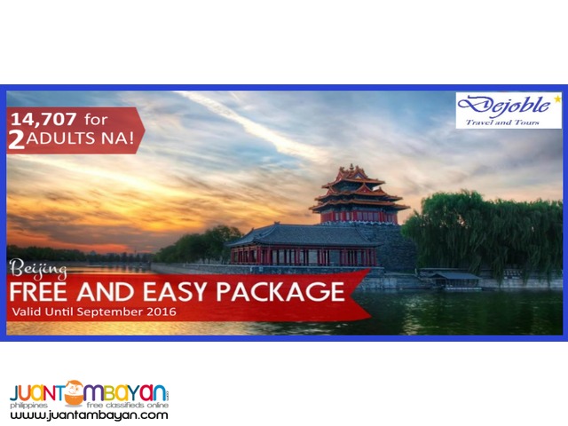 4D3N Authentic Beijing City Package  14,707 or 2 ADULTS NA!