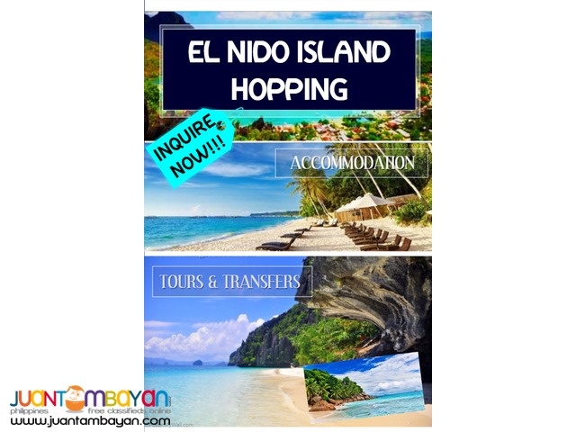 3D2N El Nido Island Hopping Budget Tour Package 3D2N El Nido Island Hopping Budget Tour Package